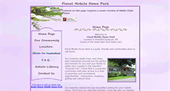 Desktop Screenshot of floralmobilehomepark.com